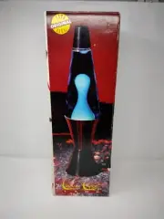 Vintage 1990's LAVA LITE LAMP Midnight Blue White Wax 8403 ORIGINAL NEW IN BOX