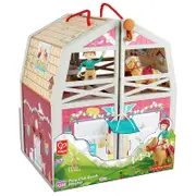 25 Piece Hape Kids Pony Club Doll House Ranch