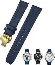 [CEKGDB] Rubber Silicone Watchband 20mm 19mm 21mm 22mm for Tissot Le Locle T006 T114 PRC200 Strap Butterfly Buckle Waterproof Bracelet