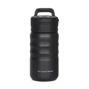 The Good Brand 355mlStainless Steel Insulated Drink Bottle Double Wall Black