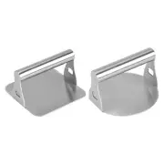 Burger Press Rustproof Easy to Clean Stainless Steel Hamburger Patty Maker for