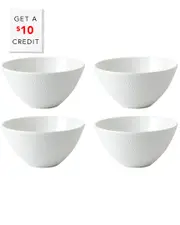 Wedgwood Set of 4 Gio Dip Bowls with $10 Credit