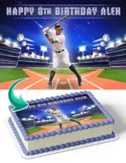 Aaron Judge Yankees NY Edible Cake Topper Party Decoration Edible Image