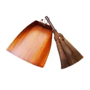 Palm Broom 2 Piece Set Stylish No Static Made in Japan Japanese Style Dustpan