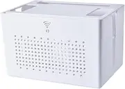 Generic Router Storage Box, Power Strip Cable Management Hider, Dustproof Portable Cord Organizer for Office, White