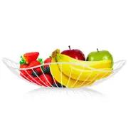 Lainrrew Metal Wire Fruit Basket, Fruit Bowl Fruit Holder Fruit Storage for K...
