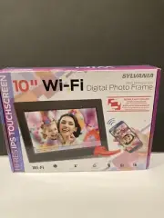 Sylvania 10’ Wi-Fi Digital Photo Frame Black