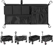Stroller Mesh Cargo Storage Bag - Adjustable Organizer Cargo Storage | 600D Oxford Fabric Double-Layer Design Multi-Purpose Bag for Camping Outdoor Adventures Shopping