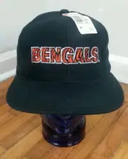 NOS Vtg 80s 90s Wool New Era Cincinnati Bengals Hat Cap Snapback NFL Football