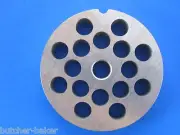 #12 x 3/8" holes STAINLESS Meat Grinder Mincer plate disc screen Hobart LEM etc
