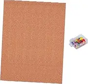 5 Pack Natural Cork Memo Board Strips Frameless Cork Strip for Office Pushpins