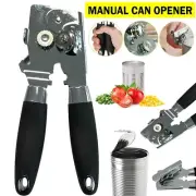 Handheld Can Bottle Opener Classic Stainless Steel Manual Heavy Duty Can Opener