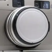 Front Lens Cap for Contax GK-41 46mm Contax G1 and G2 Camera Silver Good