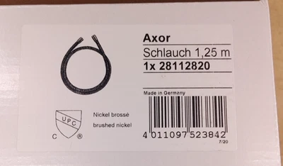Axor 28116820 #64 ShowerSolutions 63" Handshower Hose - Engineered in Germany, L