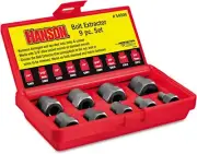 IRWIN 9PC 3/8" DRIVE BOLT EXTRACTOR SET SAE 1/4"-3/4" HANSON HAN54009
