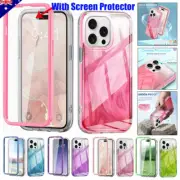 Full Body Heavy Duty Case Screen Cover For iPhone 16 15 14 Plus 13 12 11 Pro Max