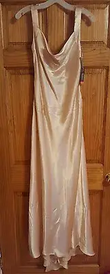 NEW NIGHT WAY COLLECTION ♢ WOMEN'S ♢ SIZE 8 GOLD ♢PARTY DRESS, EVENING, WEDDING