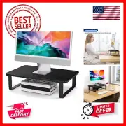 MS01 Monitor Stand Riser, Height Adjustable Laptop Stand, Computer Monitor St...