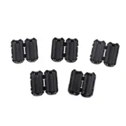 5 Pcs 5mm Clip-On Ferrite Noise Suppressor EMI RFI Clip Cable
