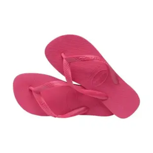 【havaianas 哈瓦仕】TOP 桃粉色 37/38(拖鞋 女款 夾腳拖 巴西 夏日必備 海灘拖 哈瓦仕)