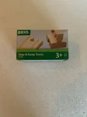Brio Ramp & Stop Track Wooden Train Engine 33385