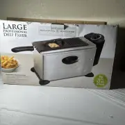 Bella Cucina 13401 3.5L Stainless Steel Deep Fryer New