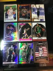 9 Card NBA LOT #d RC Dr. J Hachimura Rondo Wiseman Pritchard Prizm & MORE