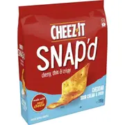 Cheeze It Snapd Sour Cream and Onion Crackers Pack 185g