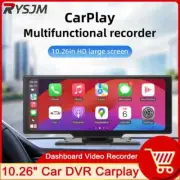 Car DVR Carplay 10.26" Android Auto Dashcam 4K 3840*2160 Front And 1080P Rear Ca