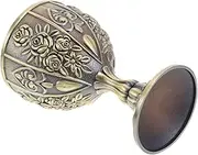Alipis Artistic Retro Metal Liquor Cup with Chic Relief Design Cabinet Decor for Home Bar for Dorm Parties and Easy to Clean