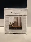 NWT KOOLABURRA by UGG Eden Beige Striped 72" x 72" Shower Curtain
