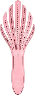 Wet Brush Go Green Hair Curl Detangler Brush - Pale Pink - Ultra-Soft IntelliFlex Detangling Bristles with Ease - All Hair Types - No Split Ends & Pain-Free for Wet or Dry Hair