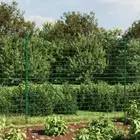 Wire Mesh Fence Green 1.6x25 m Galvanised Steel vidaXL