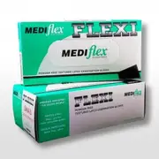 Mediflex Flexi Disposable Latex Gloves Powder Free Medium - Clear Box (100