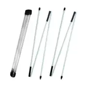 2 Pack Golf Alignment Sticks Training Aid 48 inch with Clear Tube Case