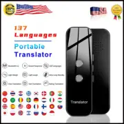 Portable 137 Languages Translator Two-Way Instant Voice Photo Translation Device