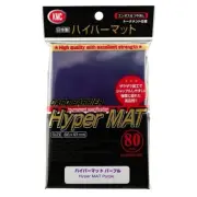 KMC 80 card sleeves deck protector Hyper Matte Purple Fit MTG Pokemon