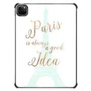 iPad Pro 11-inch (3rd/4th gen) iPad Impact Case I LOVE PARIS Faux glitter