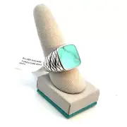 NIB EFFY sterling silver turquoise ring size 10 retail $468