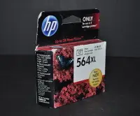 在飛比找Yahoo!奇摩拍賣優惠-HP 564XL原廠高印量相片黑色墨水匣+送副廠564XL高