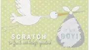 (3) Wilton Baby Boy Gender Reveal Scratch Off Cards Party Shower Game 10 count