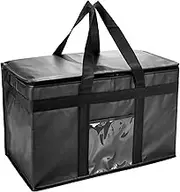 'Yalin XXXL Large Insulated Cooler Bag, Styrofoam Cooler of Keep Food Hot or Cold, Reusable Double Zipper Food Delivery Bag for Grocery Shopping, 23'' W x 15'' H x 14'' D'