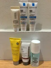 NEW SPF travel sized pack of 5. PeterThomasRoth, Dr Dennis Gross, Dermalogica…