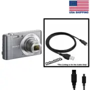 Sony Cyber-shot DSC-W810 Digital Camera USB Cable Transfer Cord Replacement