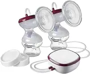 Tommee Tippee Made for Me Double Electric Breast Pump - USB Rechargeable, White, 8 Piece Set, (522286)