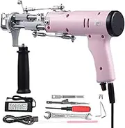 2 in 1 Cut Pile and Loop Pile - Cut and Loop Pile Electric Tufting Guns - 2-in-1 Tufting Machine with 360° Handle and 5-40 Stitches/Second, Rug Tufting, Flocking Borato