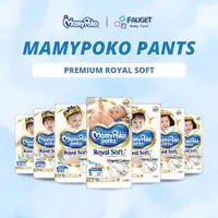 在飛比找蝦皮購物優惠-Mamypoko 優質嬰兒褲皇家柔軟女孩嬰兒尿布褲女孩 S/