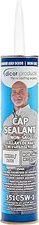 Dicor 351CSW-1 HAPS-Free Cap Sealant - White for RV Window and Door Maintenance
