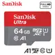 SANDISK 64G ULTRA A1 microSDXC UHS-I U1記憶卡 手機/switch適用 廠商直送