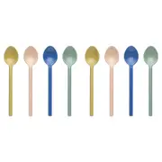 2x 4pc Ecology Stainless Steel/Enamel Apostle Teaspoons 14cm